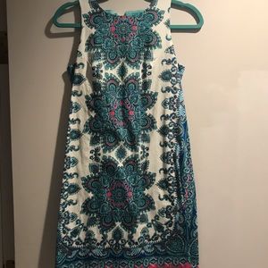 EUC colorful women’s shift dress